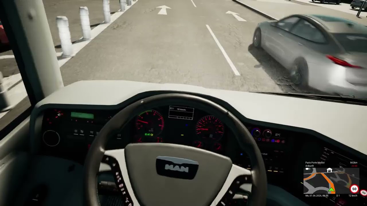 Malto 4.1 spielt Fernbus Simulator und fährt von Nice Arrival nach Paris Porte Maillot