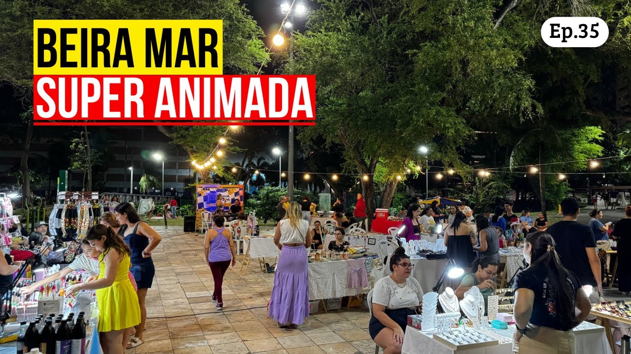 🚴🏼 Beira Mar Fortaleza - Brasil (17/08/2024) 4K HDR