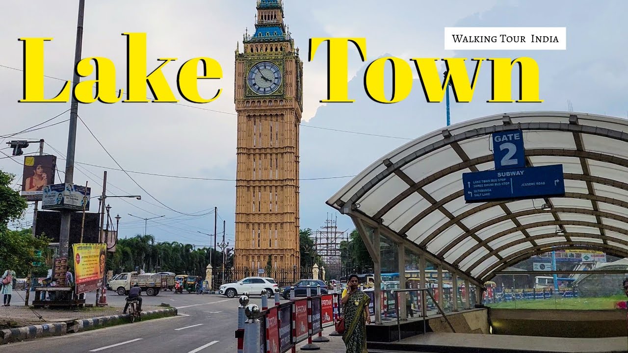 LAKE TOWN Walking Tour | Explore the suburb of Kolkata | Walking Tour in India | 4K