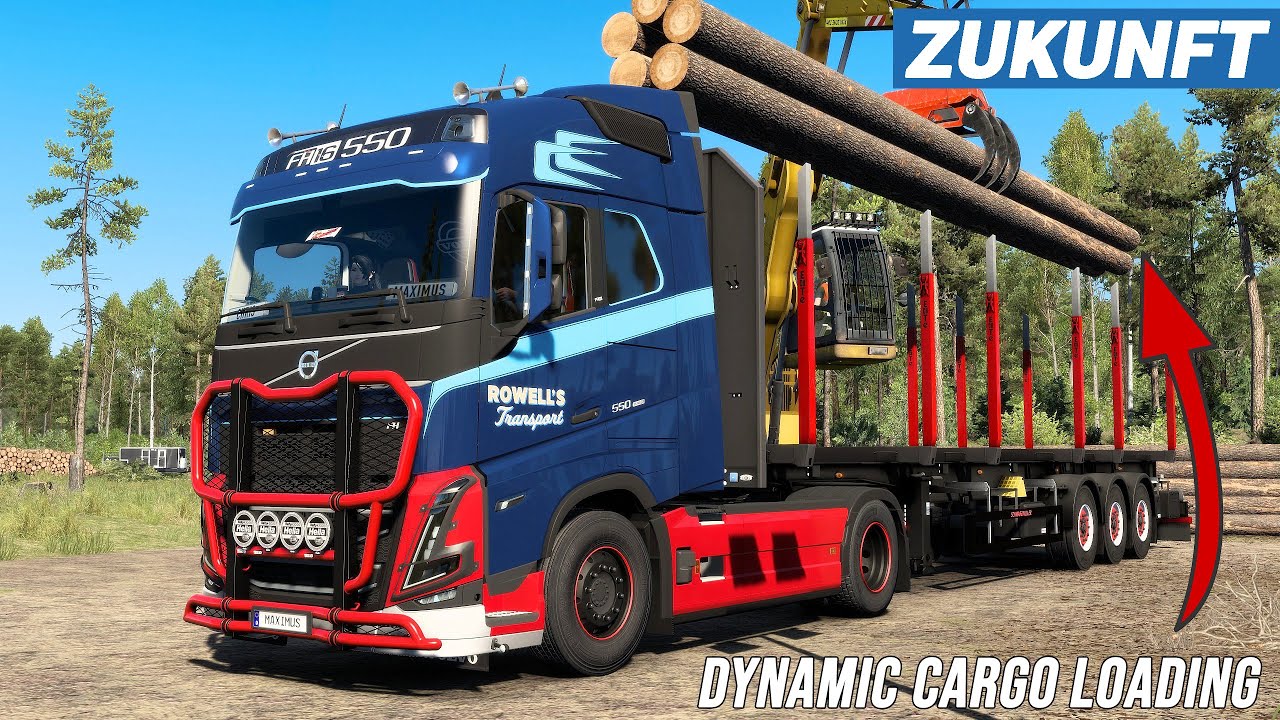 ETS2 ZUKUNFT: Dynamic Cargo Loading - Nur ein NETTES Gimmick? [3128] EURO TRUCK SIMULATOR 2
