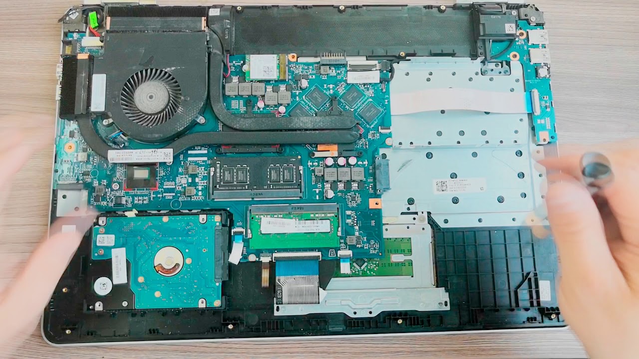 Ноутбук HP 7265NGW Чистка Замена Термопасты
