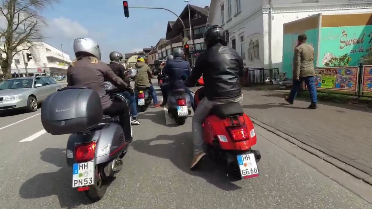 Anrollern Lübeck 2023 RC Kelten Ostholstein - Vespa Hanseaten Tour
