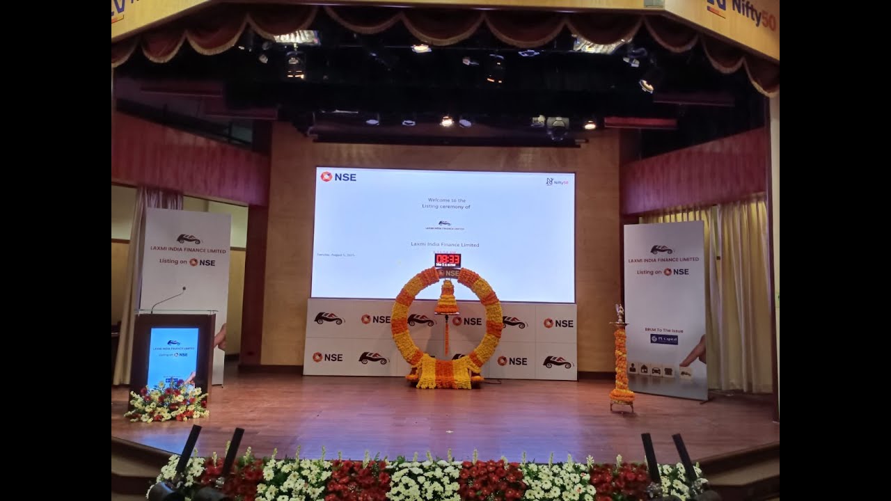 Listing ceremony of Laxmi India Finance Limited