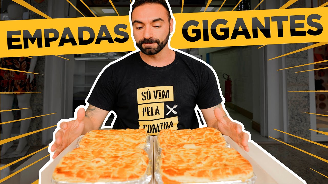 AS MAIORES EMPADAS DA CIDADE!! | Carne seca, camar&atilde;o, frango & doce de leite!!