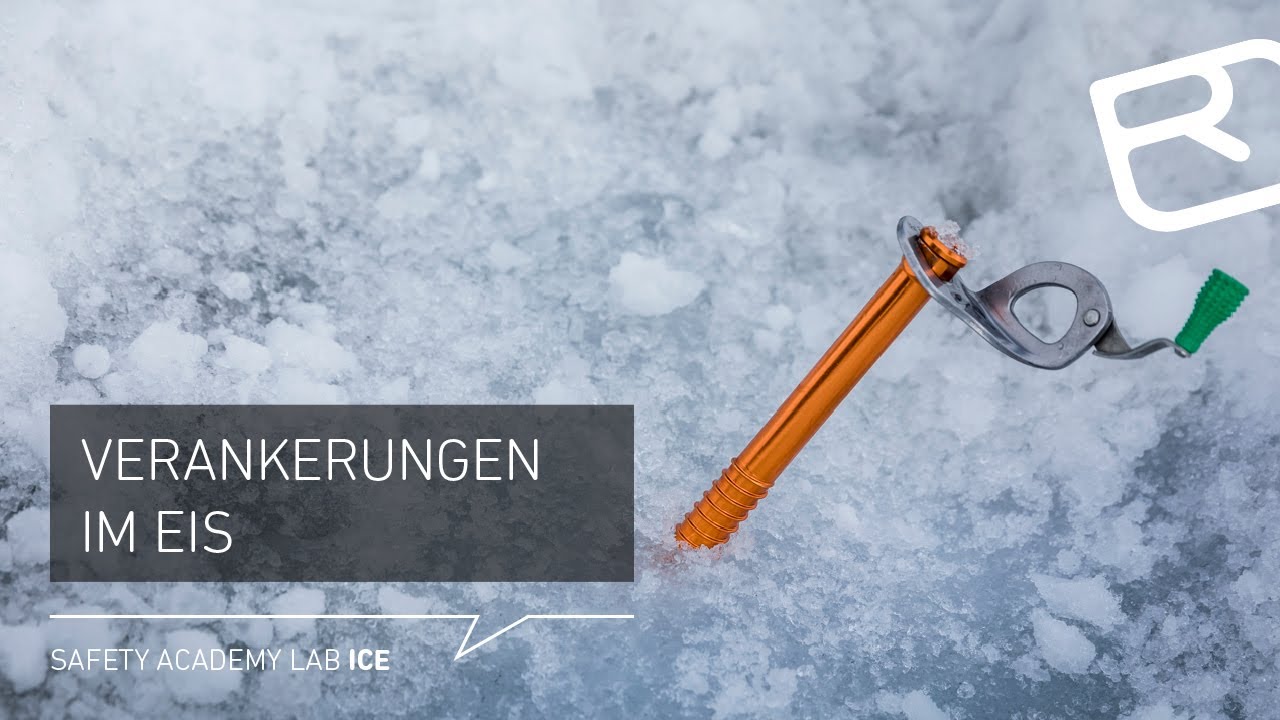 Fixpunkte im Eis: Eissanduhr & Eisschraube setzen - eine Anleitung Tutorial (14/18) | LAB ICE