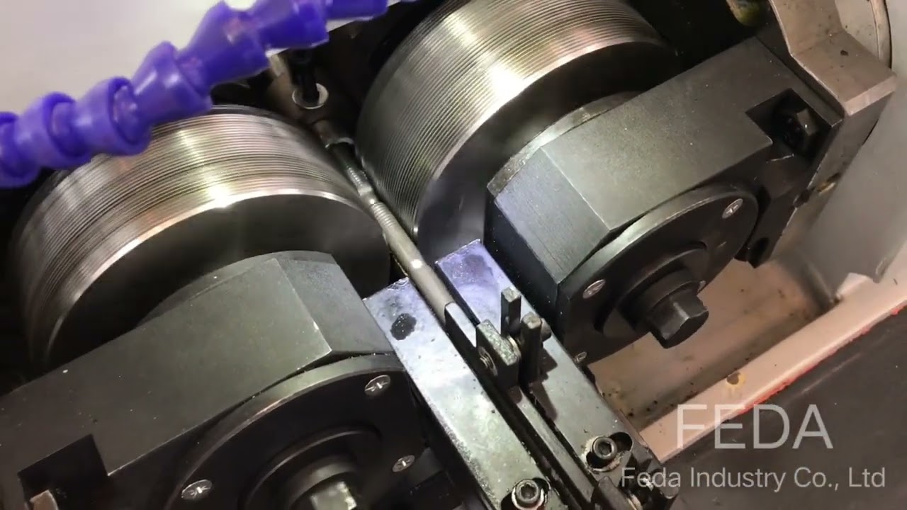 FD-12T thread rolling machine for making external thread on thread rods#threadrollingmachine