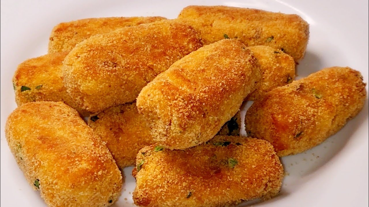 ‼️CROQUETAS CREMOSAS EN 10 MINUTOS‼️SIN FREÍR, SIN HARINA, SIN ACEITE SÓLO 1 HUEVO👌ECONÓMICA y RICAS