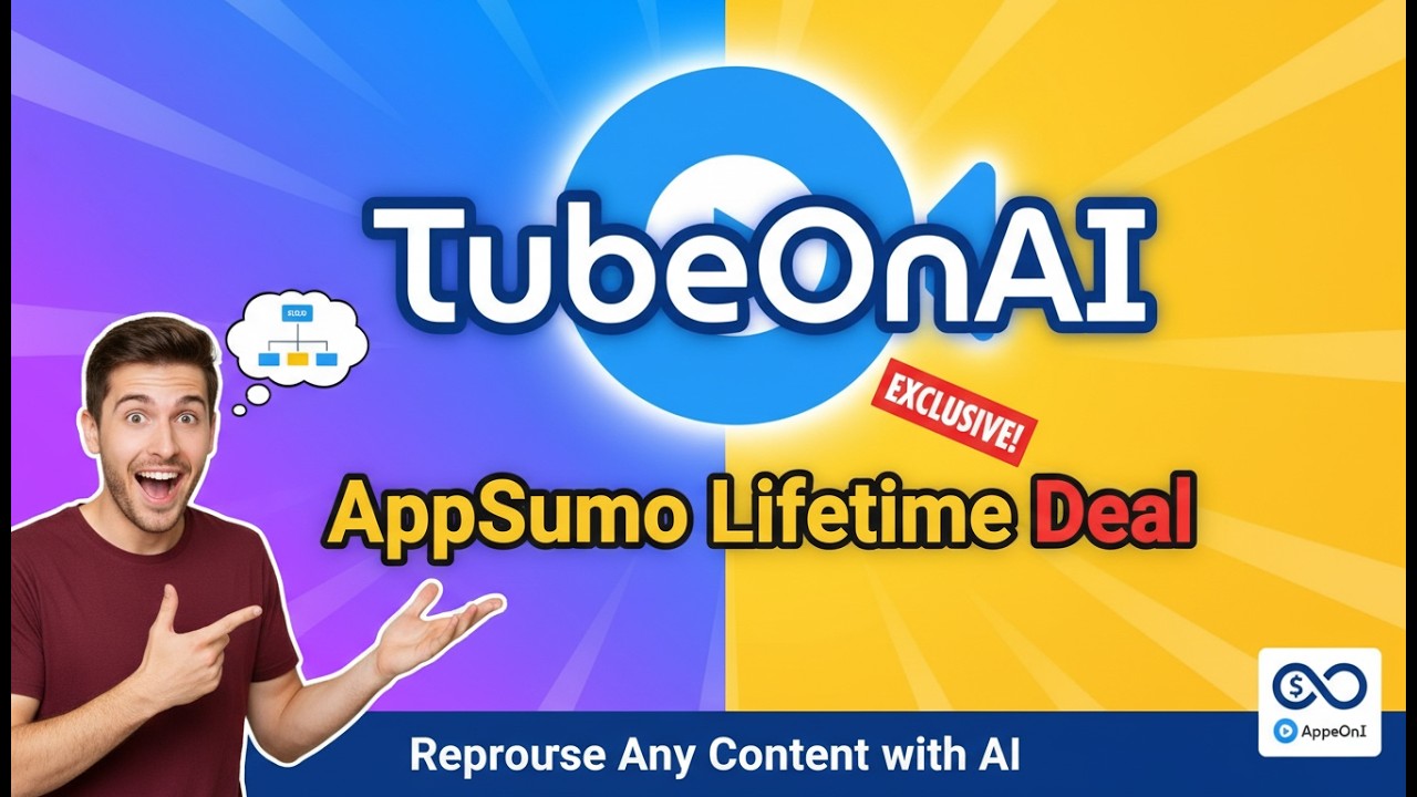 TubeOnAI — пожизненная подписка на AppSumo — используйте любой контент с помощью ИИ