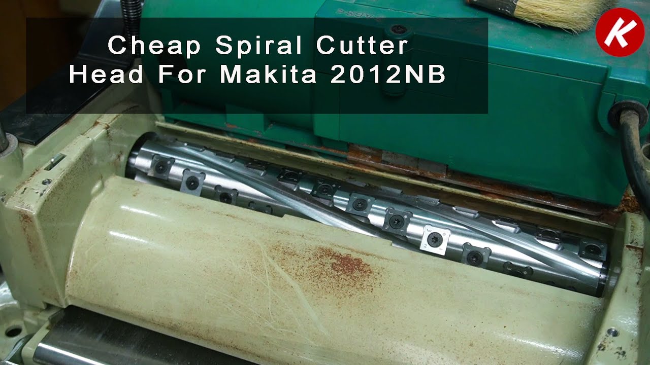 Upgrade Helical Spiral Cutter Head For Makita NB2012 Planer