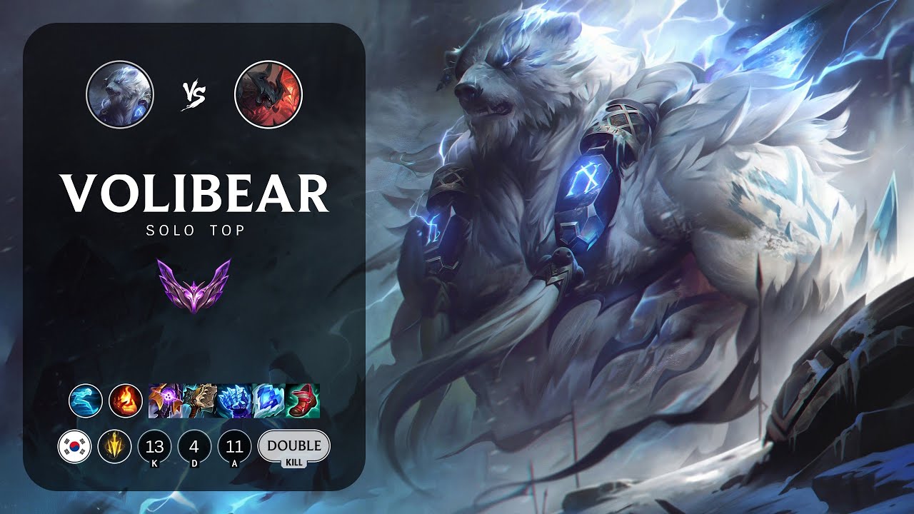 Volibear Top vs Aatrox - KR Master Patch 14.3