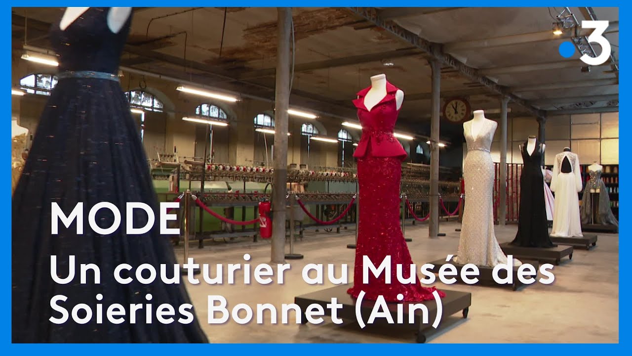 Un couturier au Musée des Soieries Bonnet (Ain)