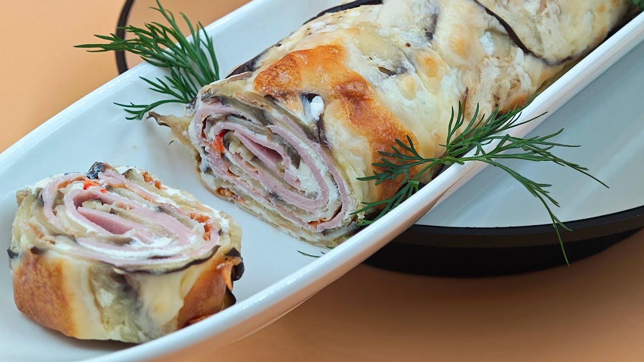 Rotolo di melanzane📌 ricetta semplice e veloce