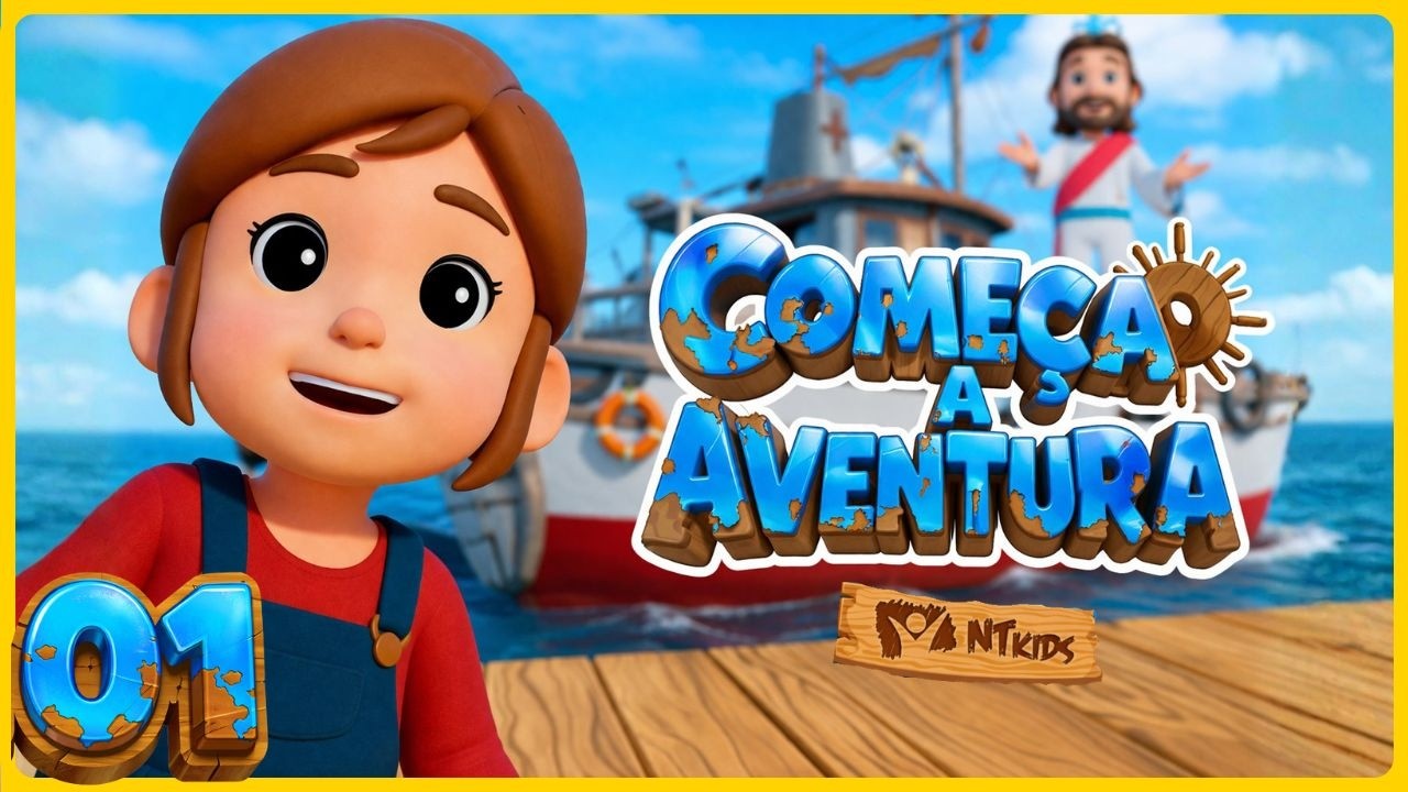 O Capit&atilde;o Do Mar - Epis&oacute;dio 01  (DESENHO ANIMADO INFANTIL CRIST&Atilde;O) - NT Kids