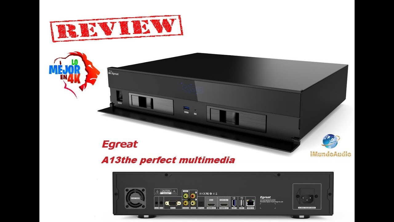 REVIEW Egreat A13 - Reproductor Multimedia ANDROID 2019 - 4K HDR