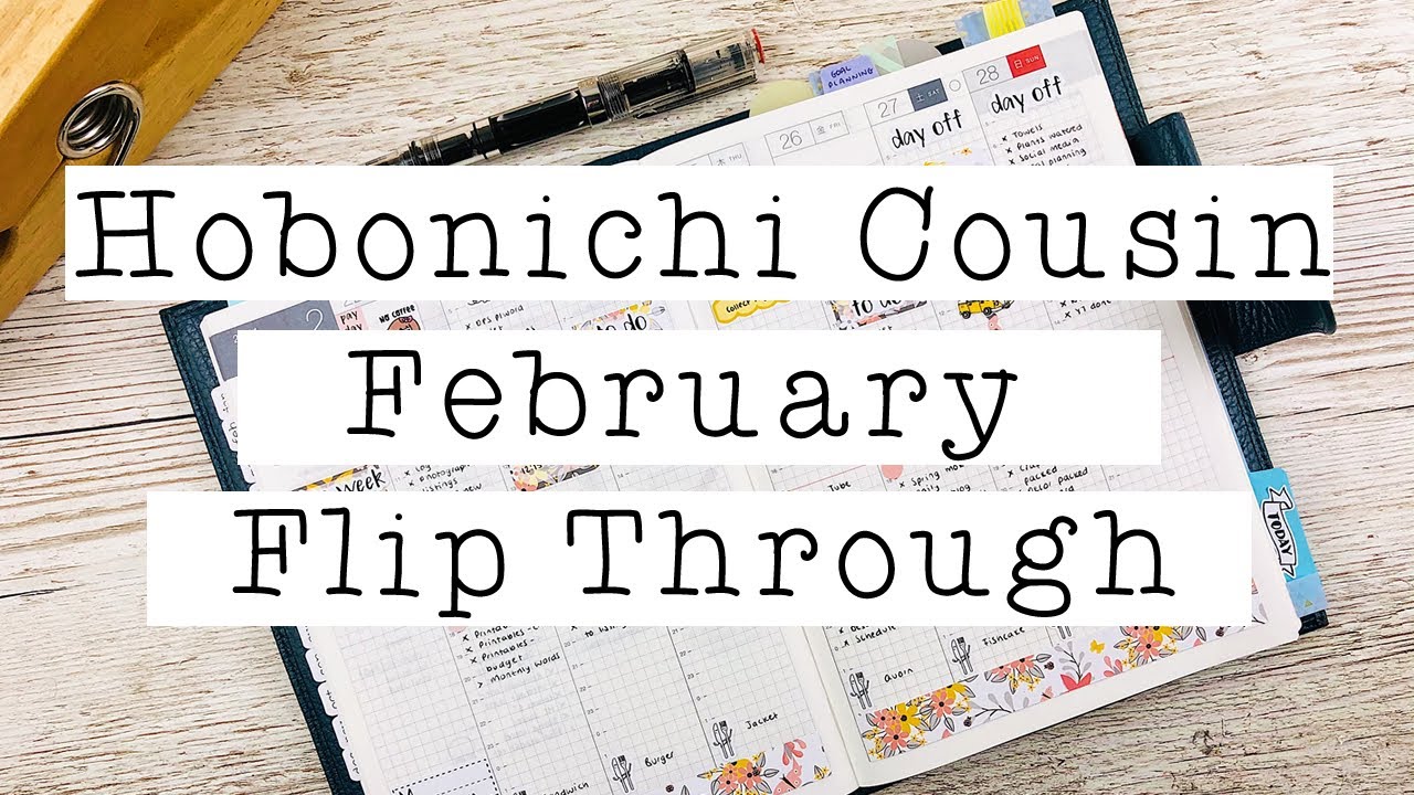 Hobonichi Cousin February Flip Through