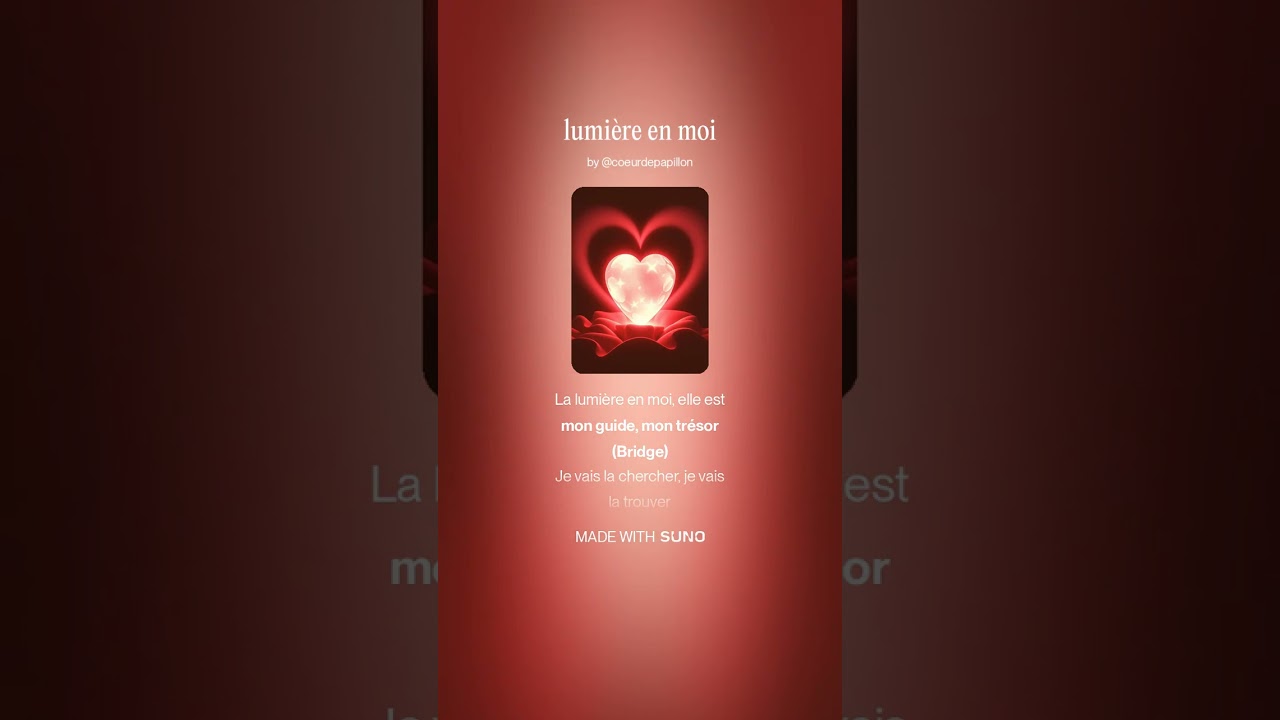 La lumi&egrave;re en moi ✨ | Chanson sur la Qu&ecirc;te Int&eacute;rieure et l'Espoir qui Br&ucirc;le