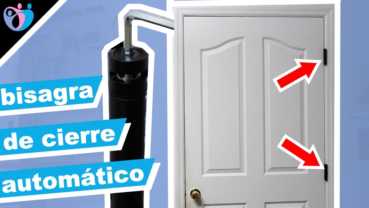 C&oacute;mo instalar bisagras para una puerta de cierre autom&aacute;tico