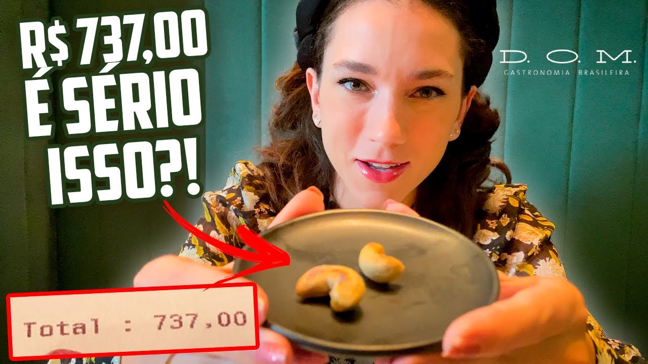 FUI NO RESTAURANTE MAIS CARO DO BRASIL E NÃO SEI SE VALEU A PENA
