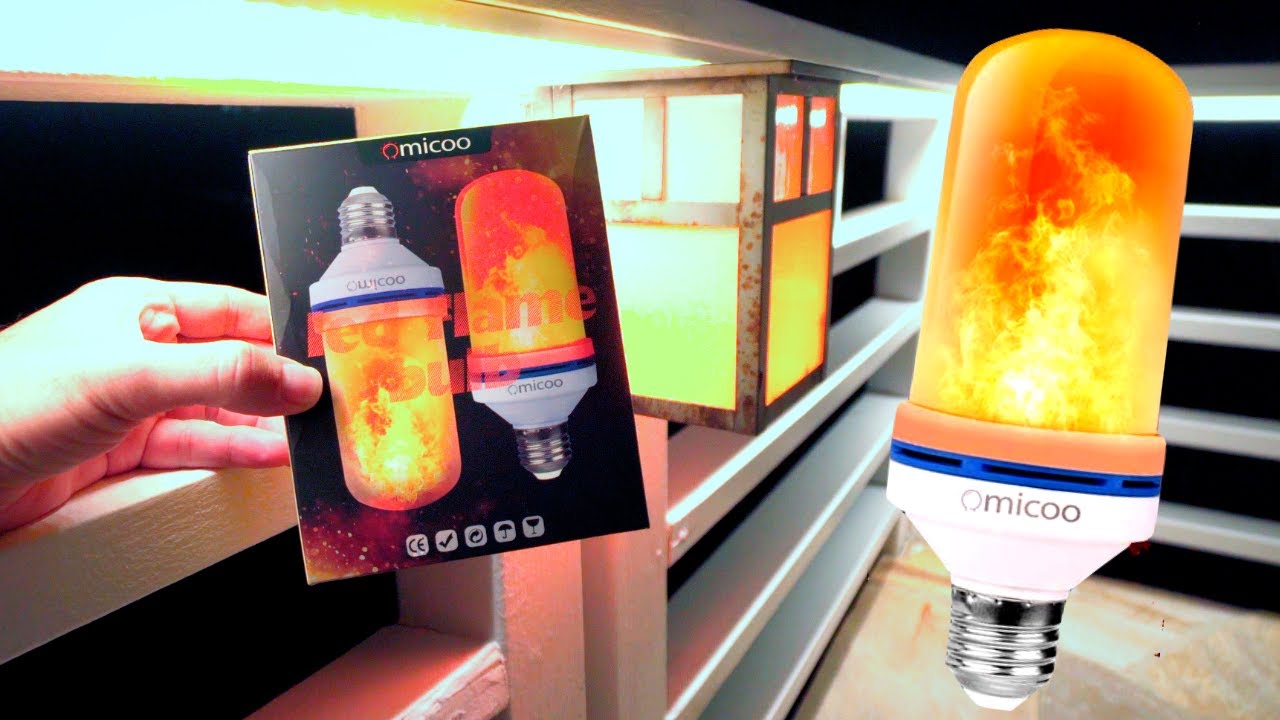 Flickering LED Light Bulb - Fire Like Flames