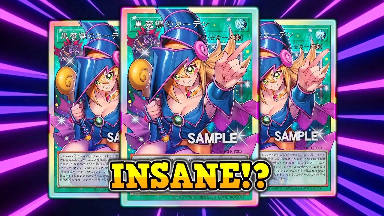 Dark Magician is CRAZY with Dark Magical Curtain
