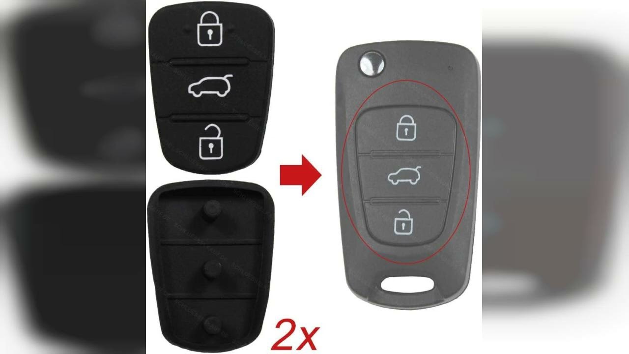 Rezension: 2X Autoschlüssel 3 Tasten Tastenfeld Neu passend für Hyundai Kia i10 i20 i30 ix35 ix20...