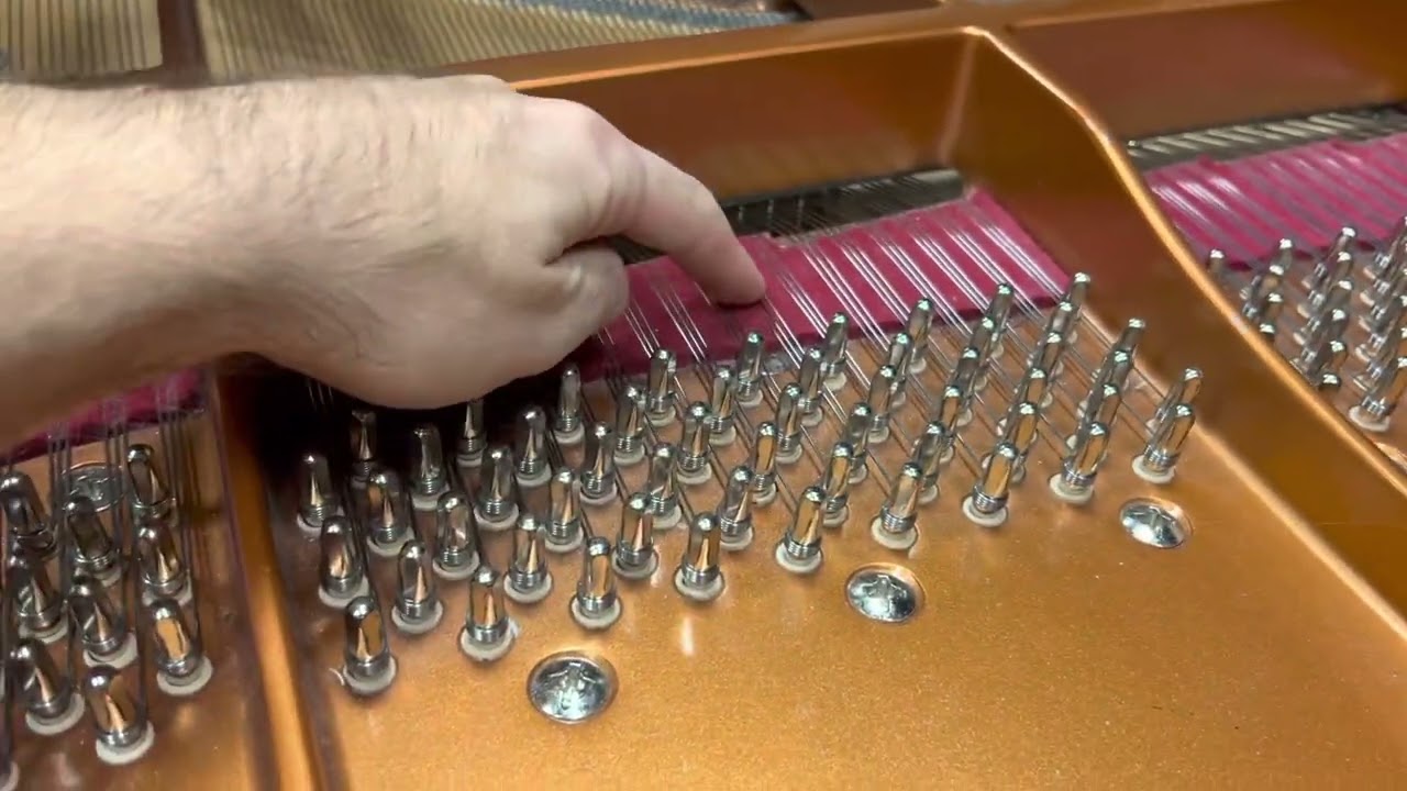 Front String Tension Piano Tuner Training (expert technique)