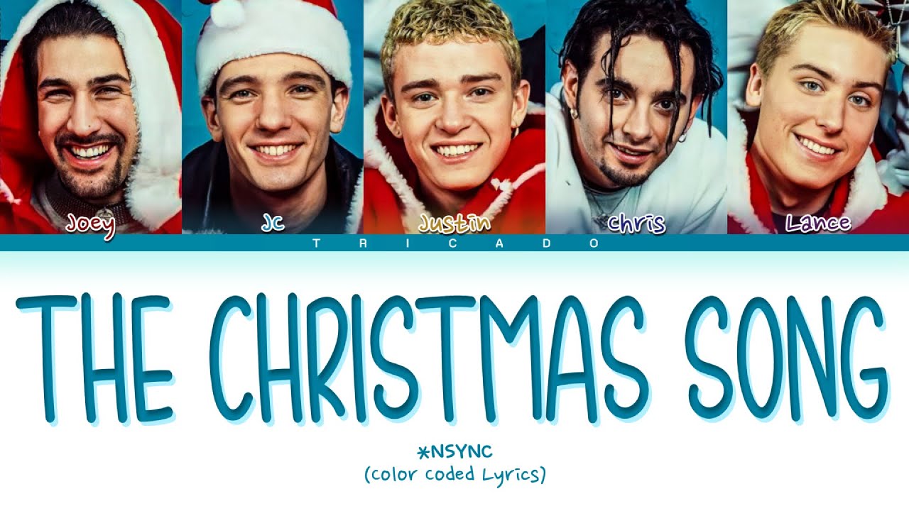*NSYNC - The Christmas Song (Color Coded Lyrics)
