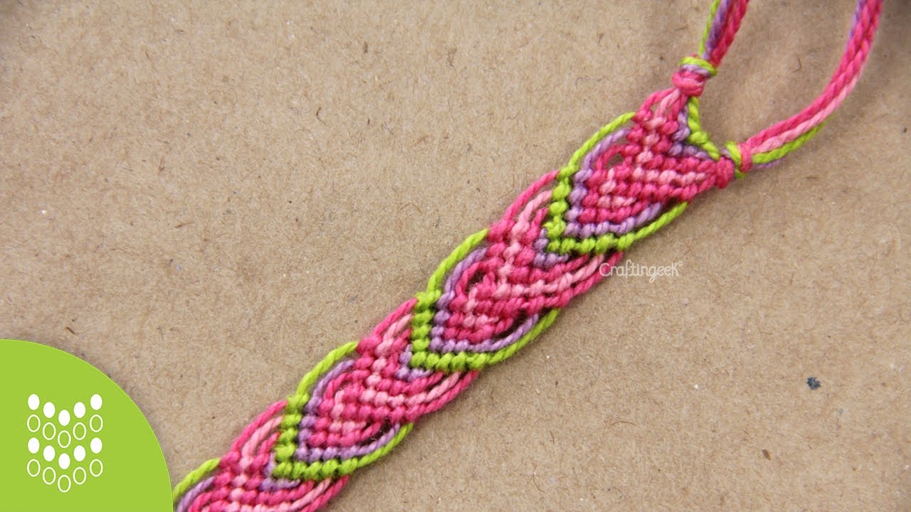 Macramé Leaves: Friendship Bracelet