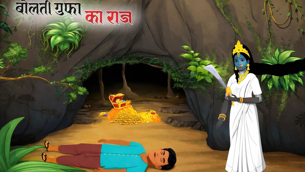 गरीब लकड़हारे का भाग्य और बोलती गुफा का राज़ |HINDI KAHANIYAN |MORAL STORIES |HINDI STORIES | CARTOON 