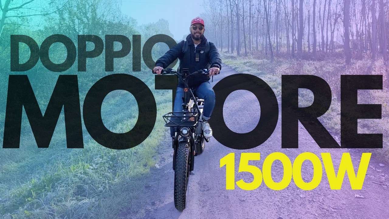 Bici Elettrica con Doppio Motore Potentissima (750W x 2) Vakole CO20 MAX una Fat Bike INARRESTABILE