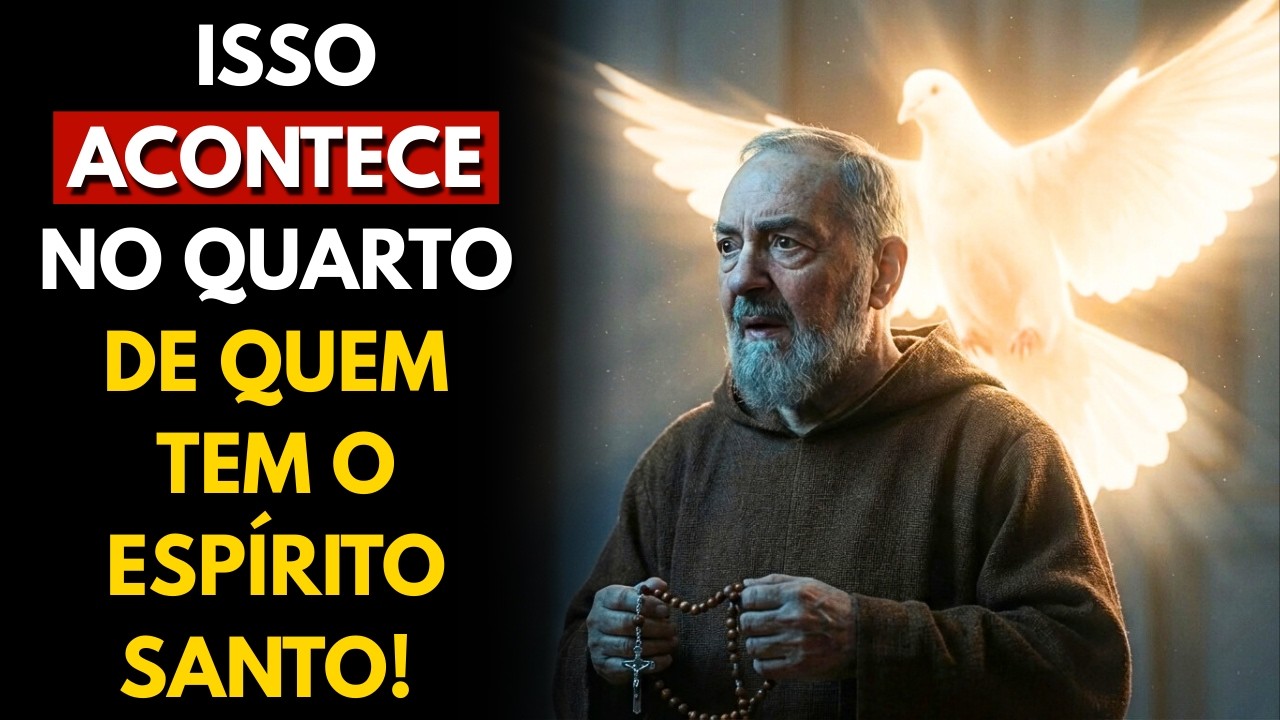 AGORA MESMO: PADRE PIO REVELOU COMO SABER SE O ESPÍRITO SANTO ESTÁ AO SEU LADO
