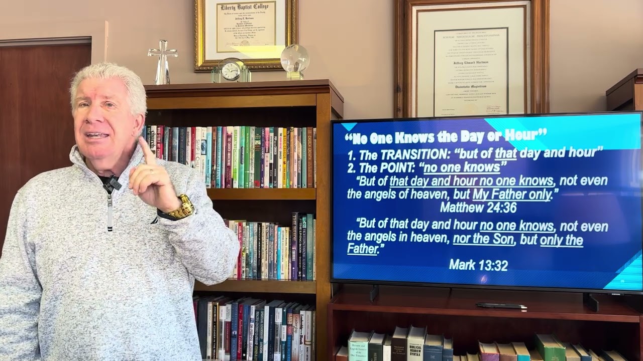 “No One Knows the Day or Hour” - Matthew 24:36-44 - Pastor Jeff Hartman