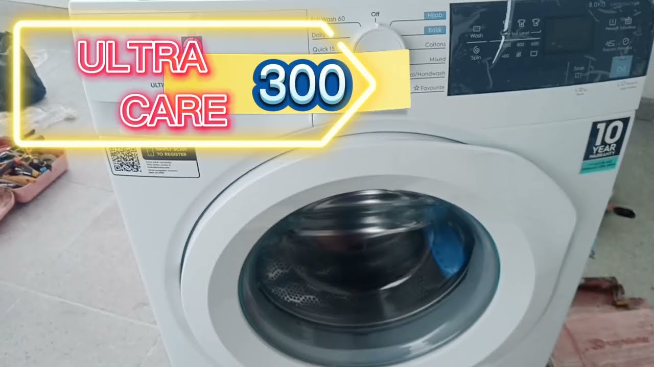 Instalasi unit baru ultra care 300 electrolux