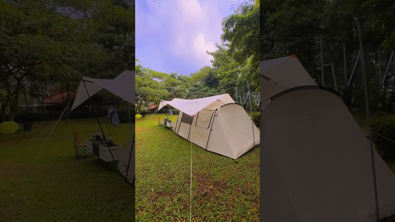 Kombinasi Tenda Alltrek Eclipta dengan flysheet 4x6