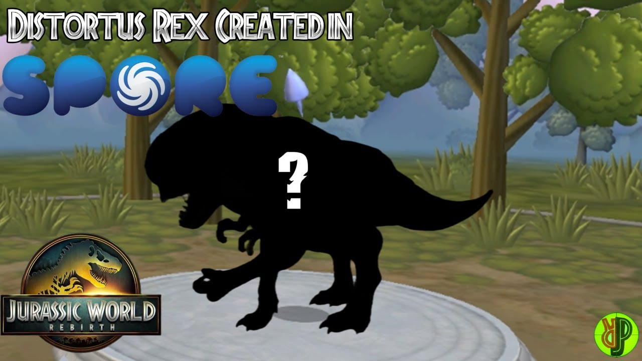 I CREATED THE DISTORTUS REX IN SPORE!!!! - Jurassic World Rebirth in Spore!