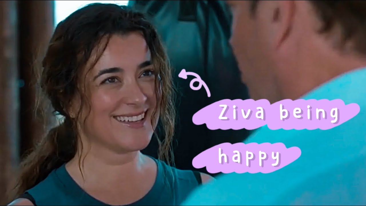 Ziva David being happy in NCIS: Tony & Ziva for 6 minutes and 45 seconds