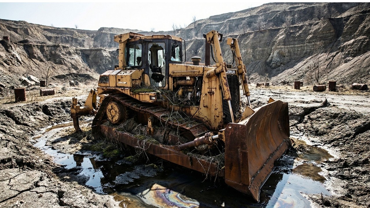 RESTORING A MONSTER BULLDOZER - CATERPILLAR D-9 | 30 YEARS - THE ENTIRE PROCESS