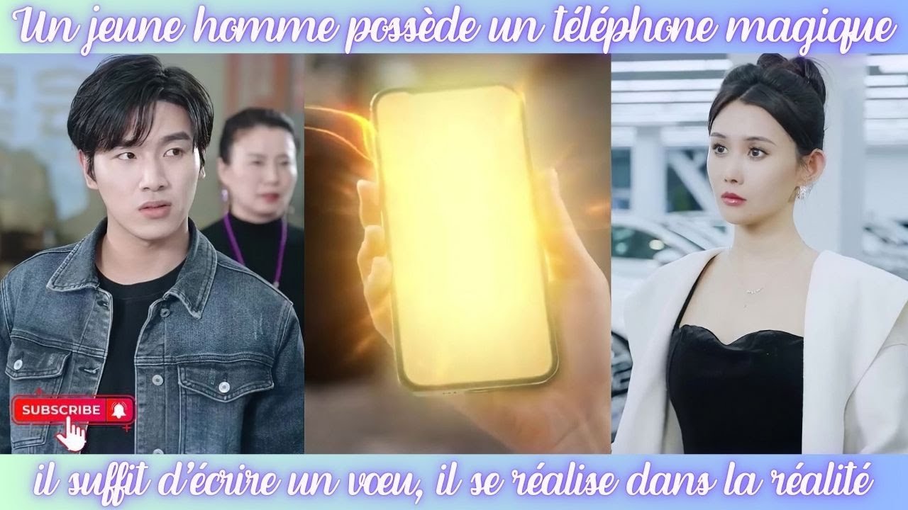 Un jeune homme poss&egrave;de un t&eacute;l&eacute;phone magique: il suffit d&rsquo;&eacute;crire un v&oelig;u il se r&eacute;alise dans la r&eacute;alit&eacute;