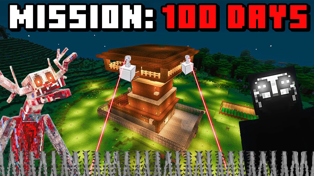 Surviving Minecraft's Scariest Mods For 100 Days in Hardcore #9