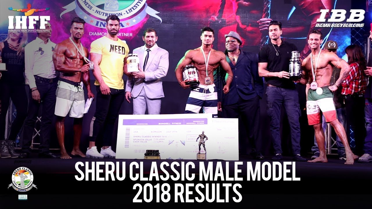 Sheru Classic 2018 Male Model Winners