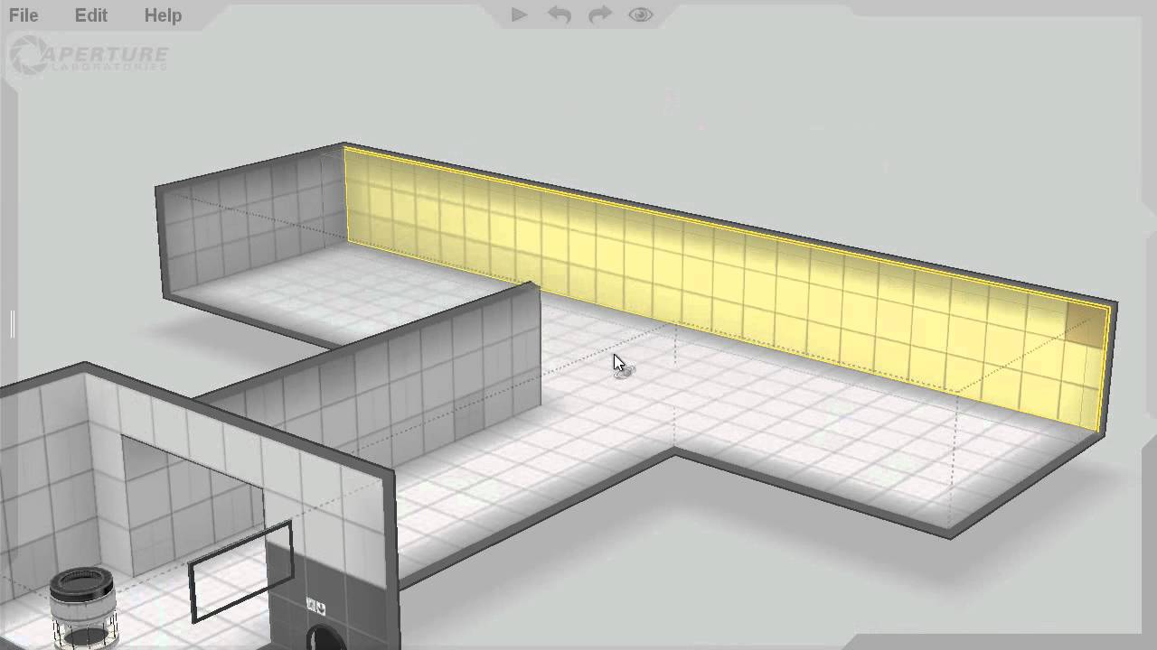 Portal 2's Perpetual Testing Initiative: Building a level