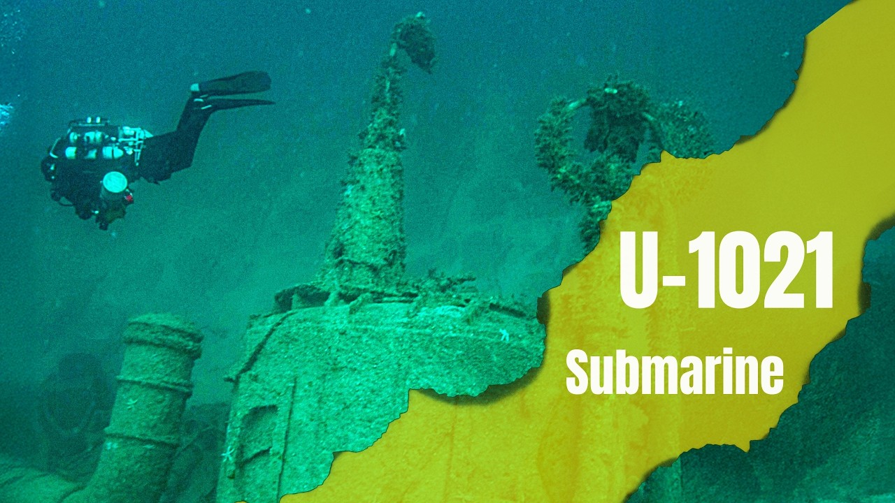 Немецкая подводная лодка U-1021 уничтожена смертоносным минным полем