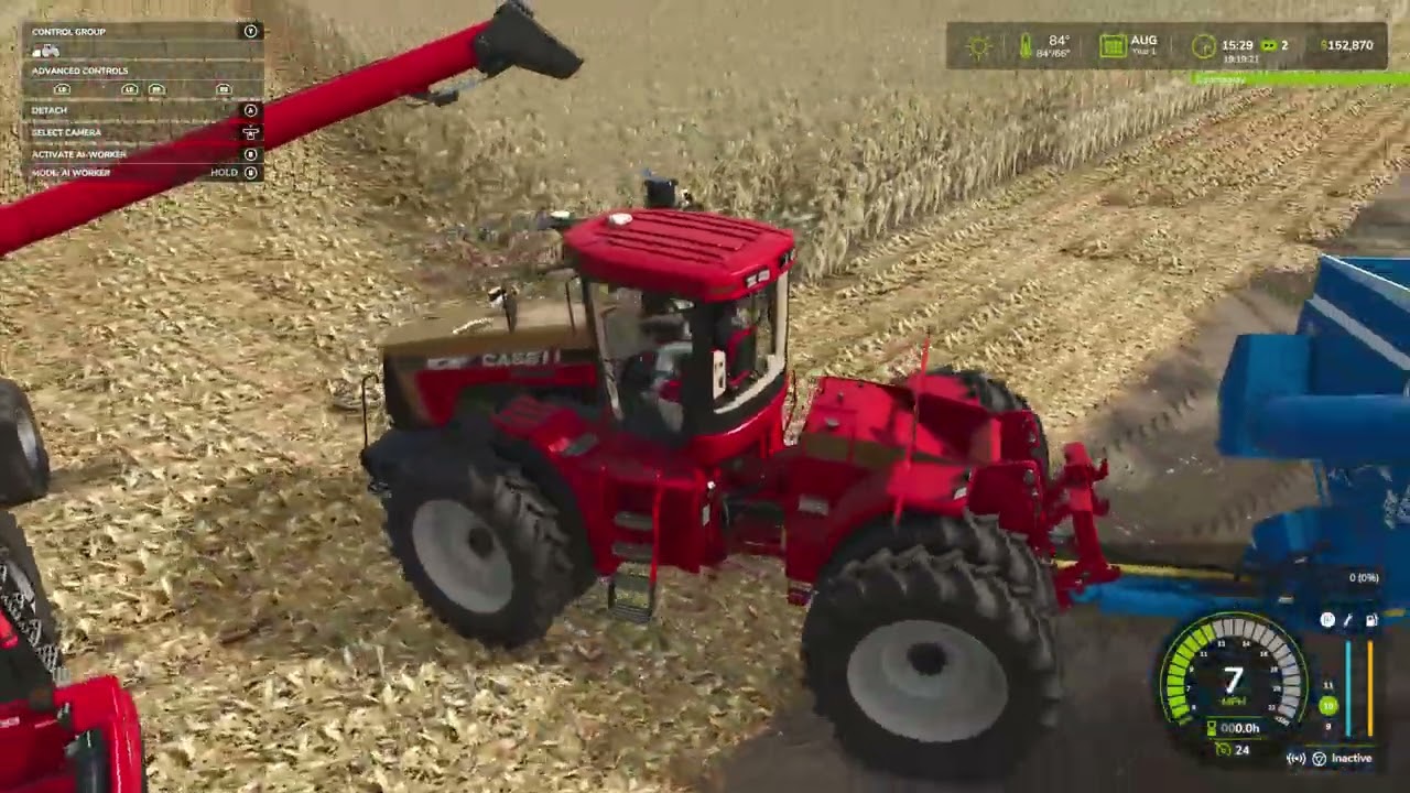 starting corn harvest
