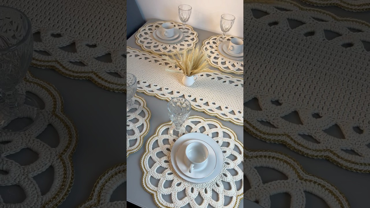 Clica no t&iacute;tulo acima ⬆️ sousplat de croche passo a passo Sousplat de croch&ecirc; americano de croch&ecirc;