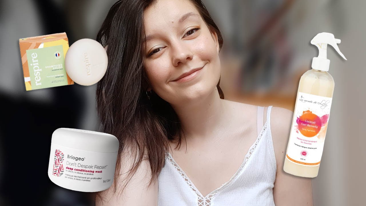 ROUTINE CAPILLAIRE (no sulfates & no silicones) | Mes soins cheveux pr&eacute;f&eacute;r&eacute;s du moment 💁&zwj;♀️🧡