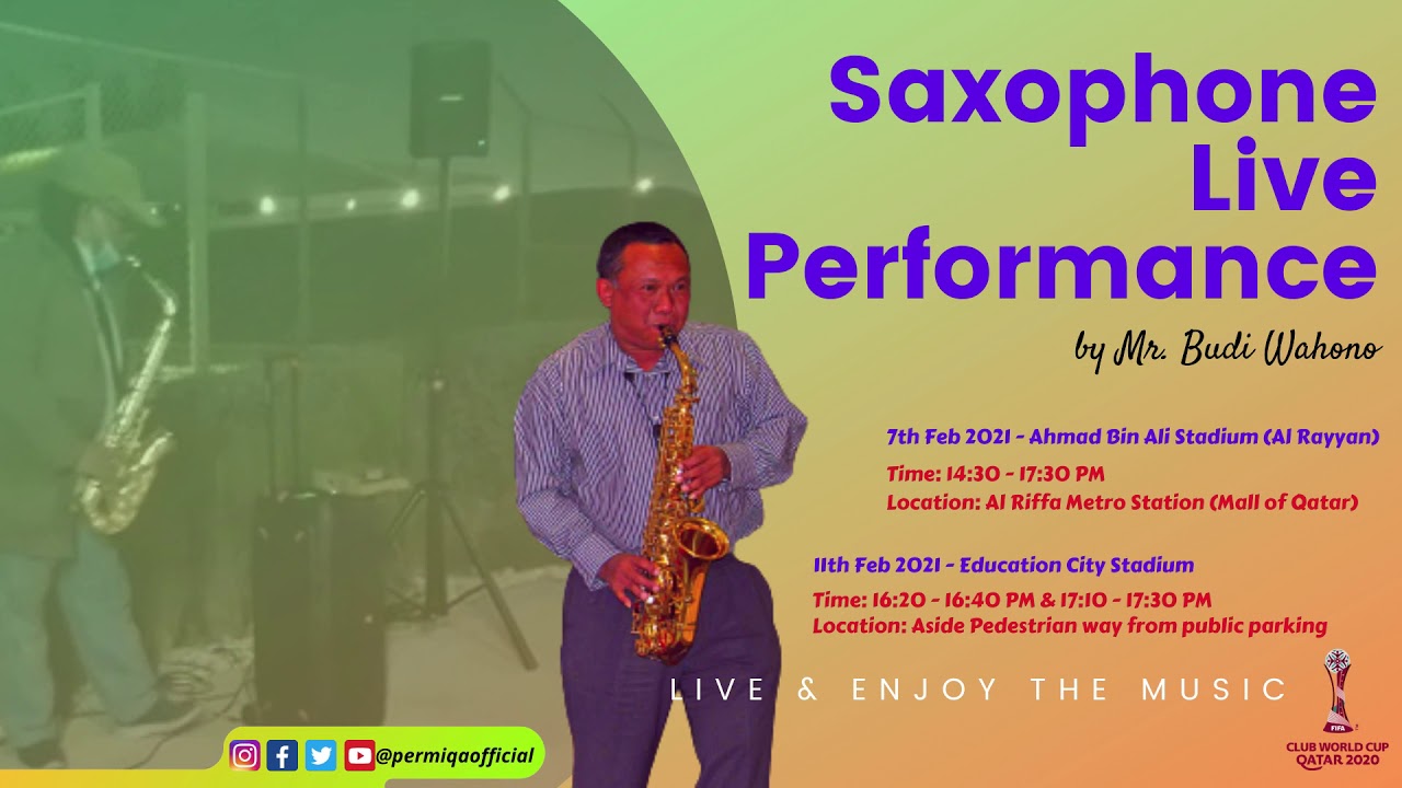 Saxophone Live Performance | FIFA Club World Cup 2020 Qatar