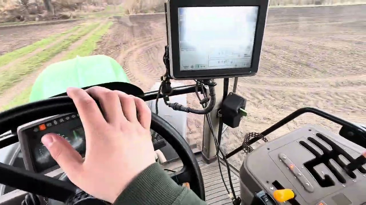 John Deere 6430 - Vaderstad Rollex 620