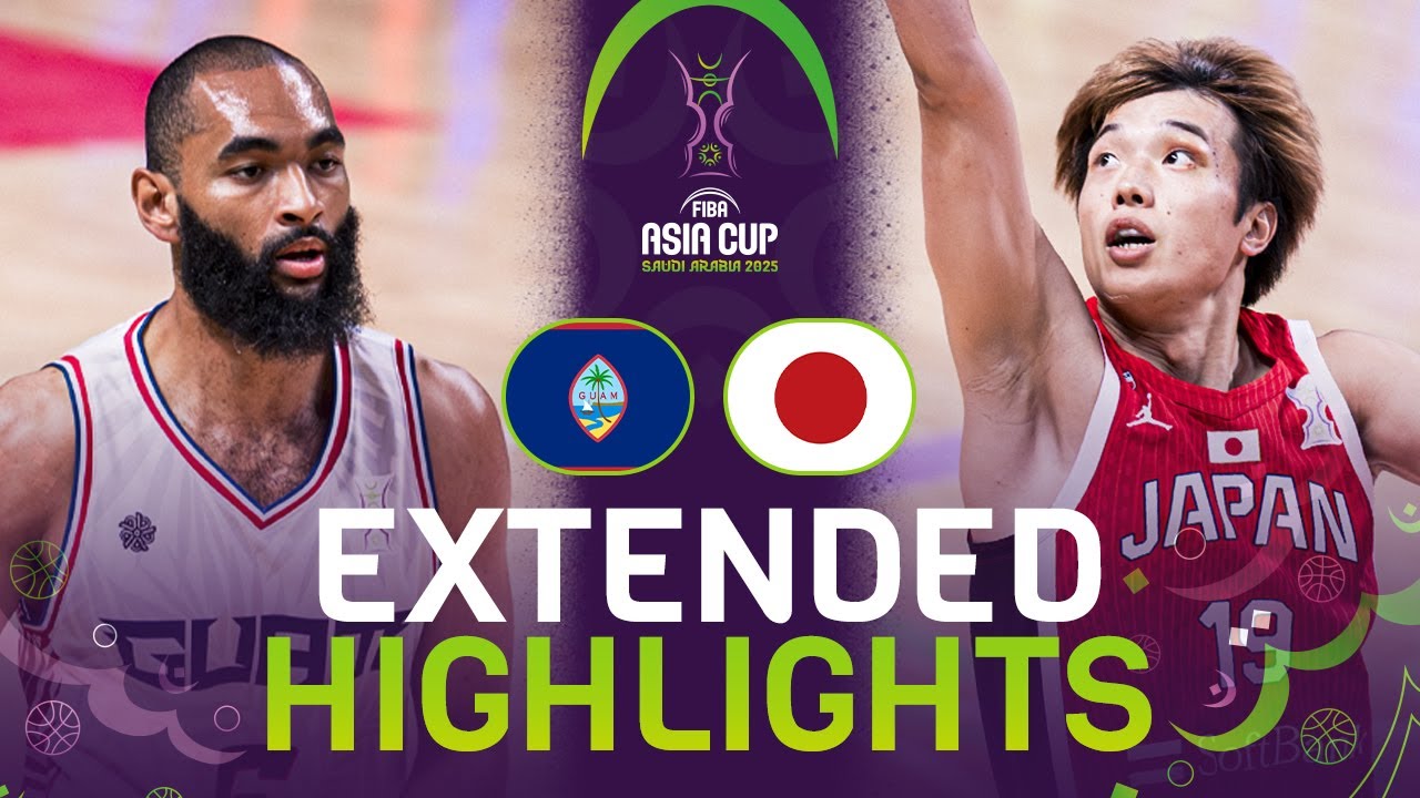 Guam 🇬🇺 vs Japan 🇯🇵 | Extended Highlights | FIBA Asia Cup 2025
