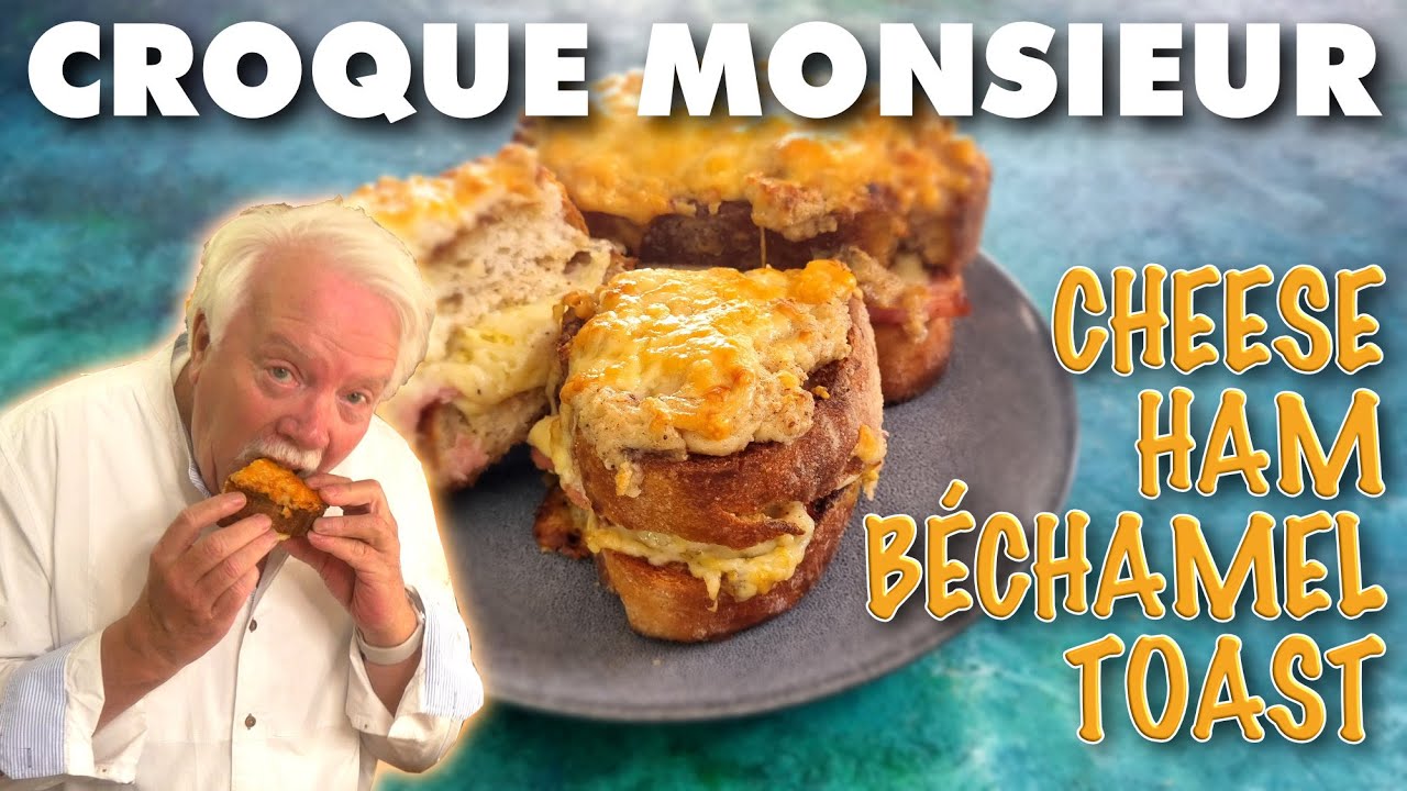 Croque Monsieur - French Cheese and Ham Toastie
