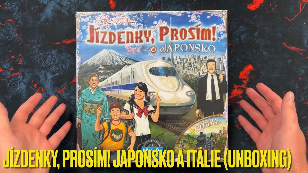 Jízdenky, prosím! Japonsko a Itálie (Unboxing)